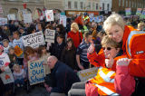 Herefordshire anti-school cuts demo